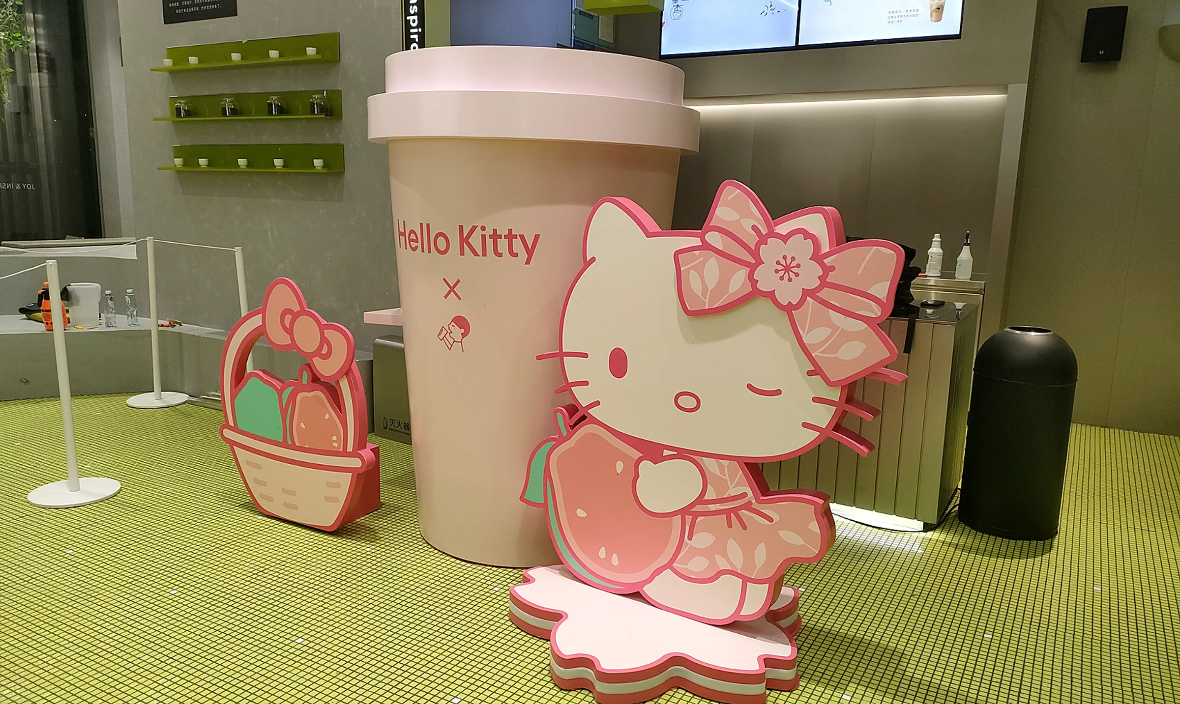 Custom shaped standee and themed display prop