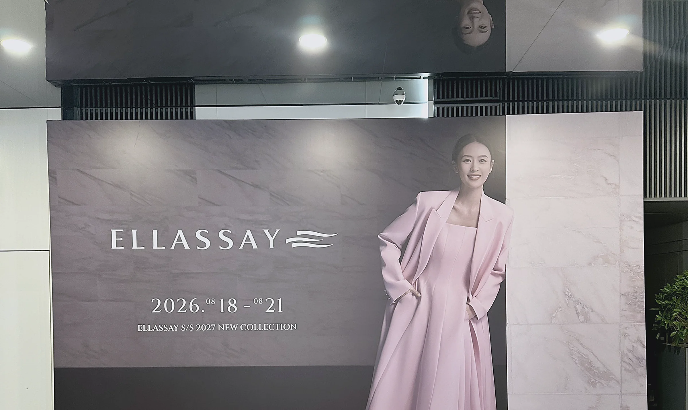 Fashion brand wall graphics and retail display presentation
