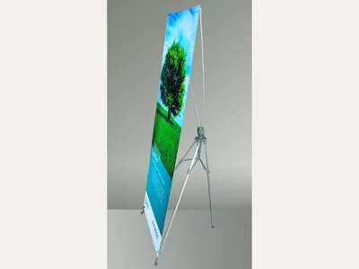Single-sided X-banner stand