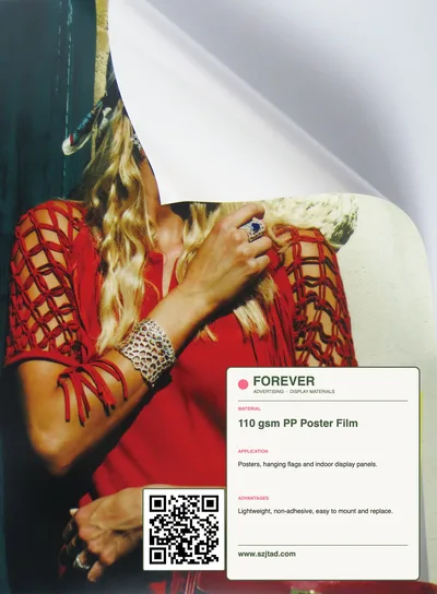 110 gsm PP poster film