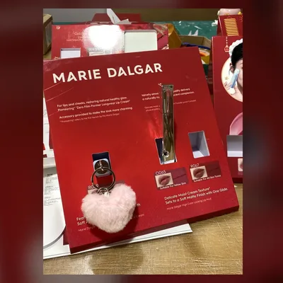 Cosmetic counter display panel